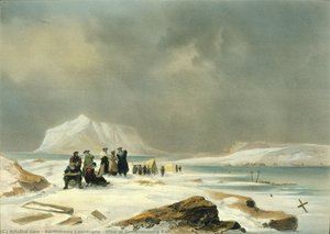 View Of Smeeremburg Bay, Spitzbergen — Barthélemy Lauvergne