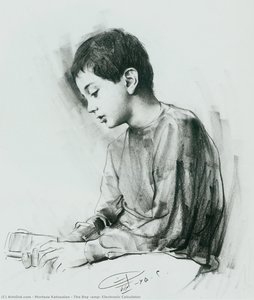 The Boy & Electronic Calculator