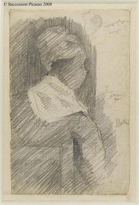 Female From Back (black Woman) — Georges Seurat
