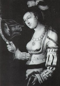 Cranach Metamorphosis (woman In A Mirror), 1974 — Salvador Dalí, Surrealism