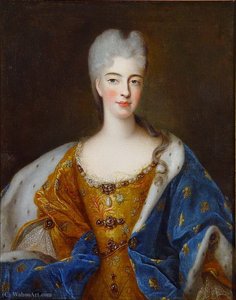 Portrait Of Elizabeth Charlotte D'orleans — Pierre Gobert