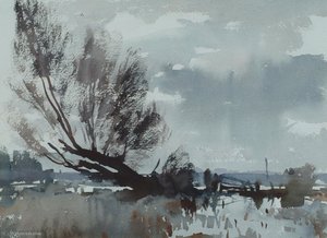 The Flooded Marsh — Edward Seago
