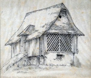 Study Of A Swiss Woodbarn, Lucerne — Arthur Heygate Mackmurdo