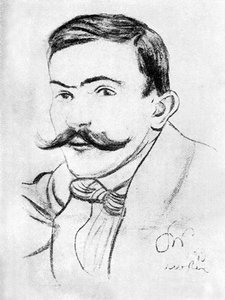 Portrait Tadeusz Boy-zelenski — Stanislaw Wyspianski