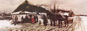 Roztopy Na Ukrainie — Józef Chełmoński