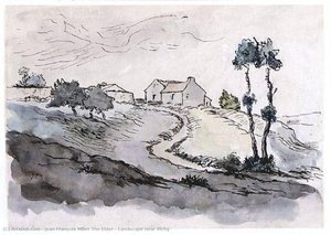 Landscape Near Vichy — Jean François Millet The Elder