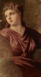Woman With Pearls In Her Hair — Grottger Artur (1837-1867)