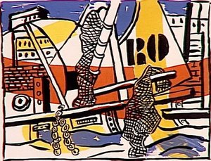 The Port Of Trouville — Fernand Léger