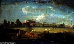 A View of Eton from the Playing Fields