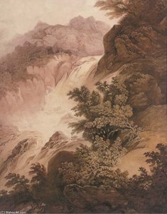 The Waterfall — Francis Nicholson