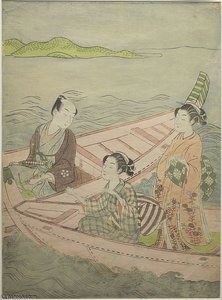 Boating On Edo Bay — Suzuki Harunobu