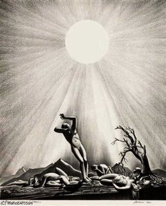 Solar Flare Up — Rockwell Kent