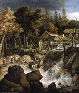 Scandinavian Wooded Landscape — Allaert Van Everdingen