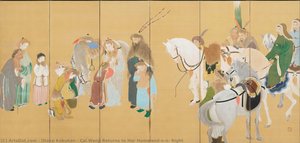 Cai Wenji Returns To Her Homeland\n\n－ Right — Otake Kokukan