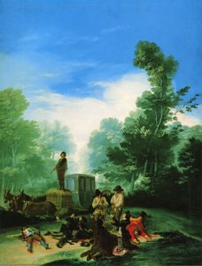 Los Highwaymen Atacando Un Carroza — Francisco José De Goya Y Lucientes