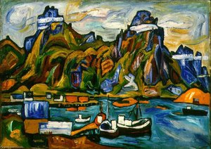 Harbor, Svolvaer, Lofoten — William H. Johnson