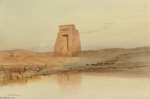 A Bedouin Goatherd On The Banks Of The Nile — John Varley Ii (the Younger)