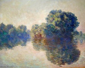 The Seine Near Giverny — Claude Monet, Impressionism