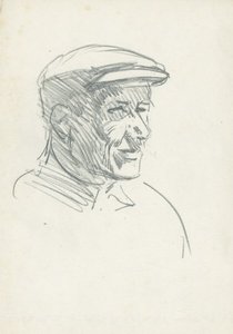 Sketch Of The Head Of An Old Man — Sir George Clausen