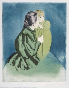 Peasant Mother And Child — Mary Stevenson Cassatt, Impressionism