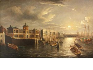 The Thames By Moonlight With The Tower Of London In The Distance — Paul Jones