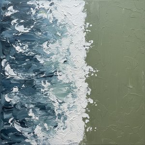 Ephemeral Tides And The Silent Weight Of Sage Monoliths — David Moreau