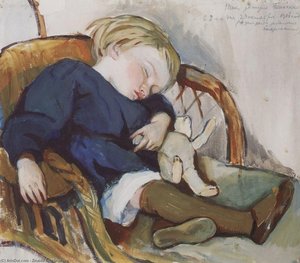 So Sleep Binka (eugene Serebryakov) — Zinaida Serebriakova