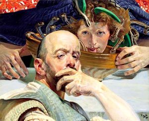 Self-portrait With Erynia — Jacek Malczewski