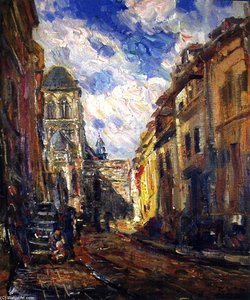 Rue Bourbon-penthièvre Vernon, France — Joseph Kleitsch