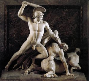 Theseus And The Centaur — Antonio Canova