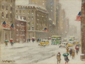 Fifth Avenue Storm — Guy Carleton Wiggins