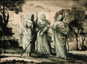 Journey To Emmaus — Claude Lorrain (claude Gellée)