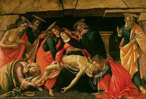Lamentation Of Christ — Sandro Botticelli, Early Renaissance