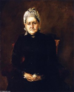 Portrait Of My Mother (also Known As Portrait Of The Artist's Mother) — William Merritt Chase, Impressionism