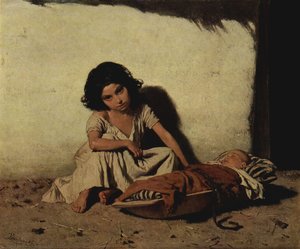 Gipsy Children — August Von Pettenkofen