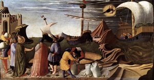 Birth Of St Nicholas (detail) — Fra Angelico, Renaissance