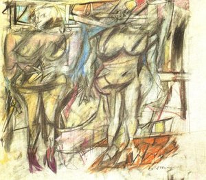 Two Woman Iv — Willem De Kooning, Abstract Expressionism