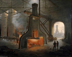 A Steam Hammer at Work