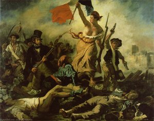 Libertät Führt Das Volk An, Louvre — Eugène Delacroix