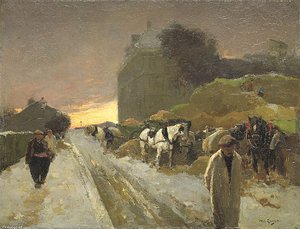 Street In Montmartre. — Wilhelmus Hendrikus Petrus Johannes Zwart