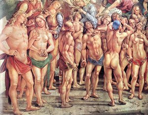 The Elect (detail) — Luca Signorelli
