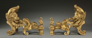 Pair of Andirons (Chenets)