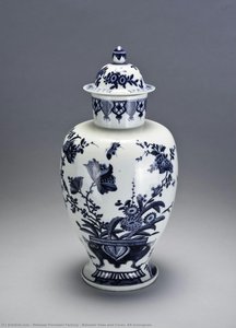 Baluster Vase And Cover, Ar Monogram — Meissen Porcelain Factory