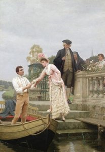 Lay Thy Sweet Hand In Mine And Trust In Me — Edmund Blair Leighton
