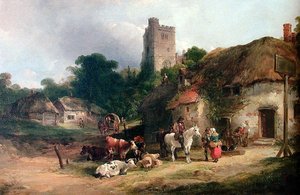 The Plough Inn — William Shayer Senior