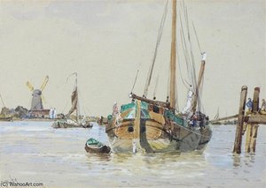 Fishing Boats — George Stanfield Walters