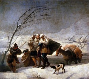 The Snowstorm — Francisco José De Goya Y Lucientes