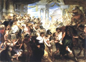 The Rape Of The Sabine Women — Peter Paul Rubens, Baroque Dynamism