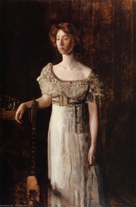 Das Altmodische Kleid (auch Bekannt Als Porträt Von Helen Montanverde Parker) — Thomas Eakins
