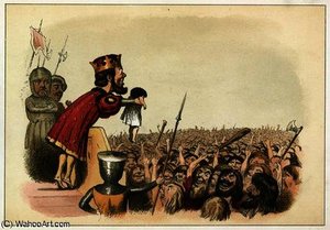 King Edward I Presenting His Son As Prince Of Wales — Richard Doyle